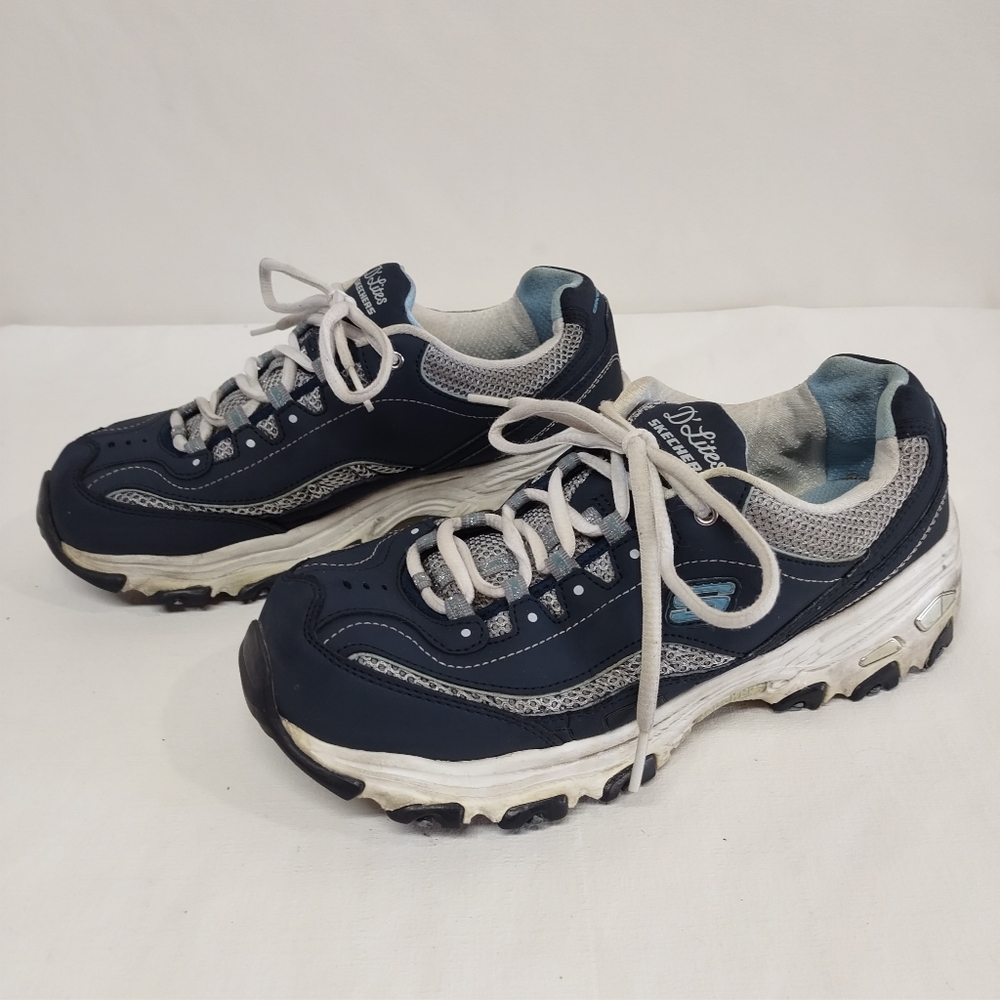 Skechers Like New Women's Blue Sneakers Size 8.5
